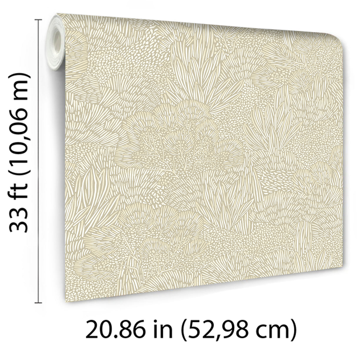 Samba Botanica White and Grey by Veer Decor Botanical Wallpaper – 8251-AG1