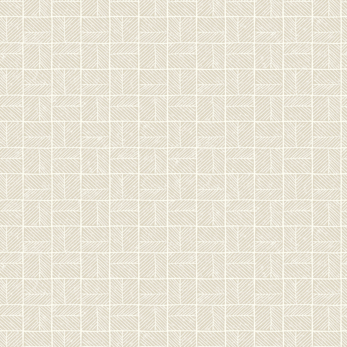 Carimbo Mosaic White geometric non-woven wallpaper roll 20.86 in x 33 ft