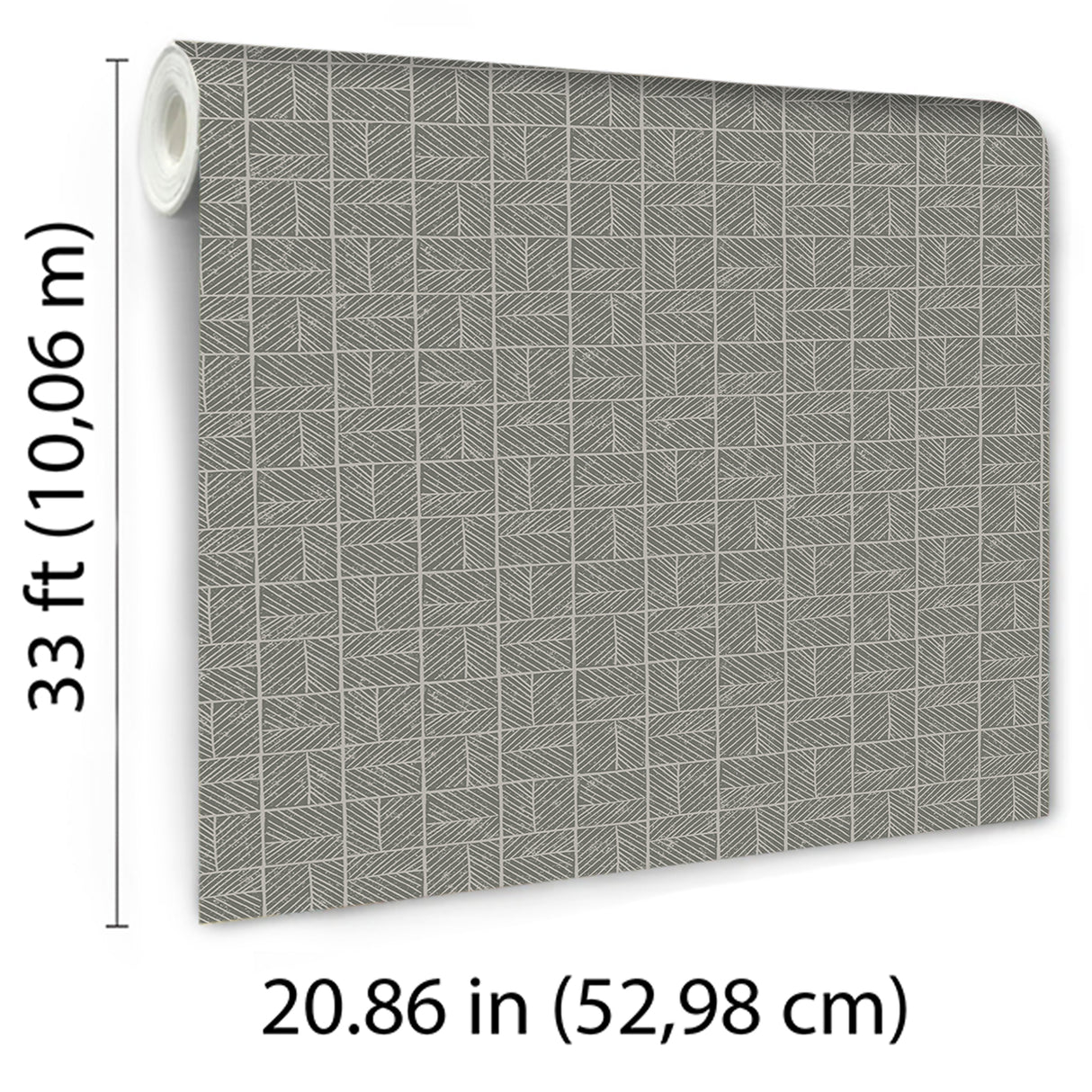Carimbo Mosaic Grey by Veer Decor Geometric Abstract Wallpaper – 8251-AI3