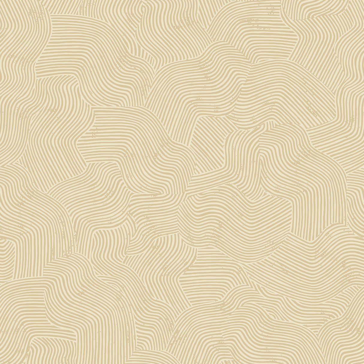 Bahia Dunes Beige abstract non-woven wallpaper roll and pattern close-ups