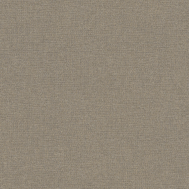 Chanel Linen Blend Brown embossed linen texture wallpaper sample
