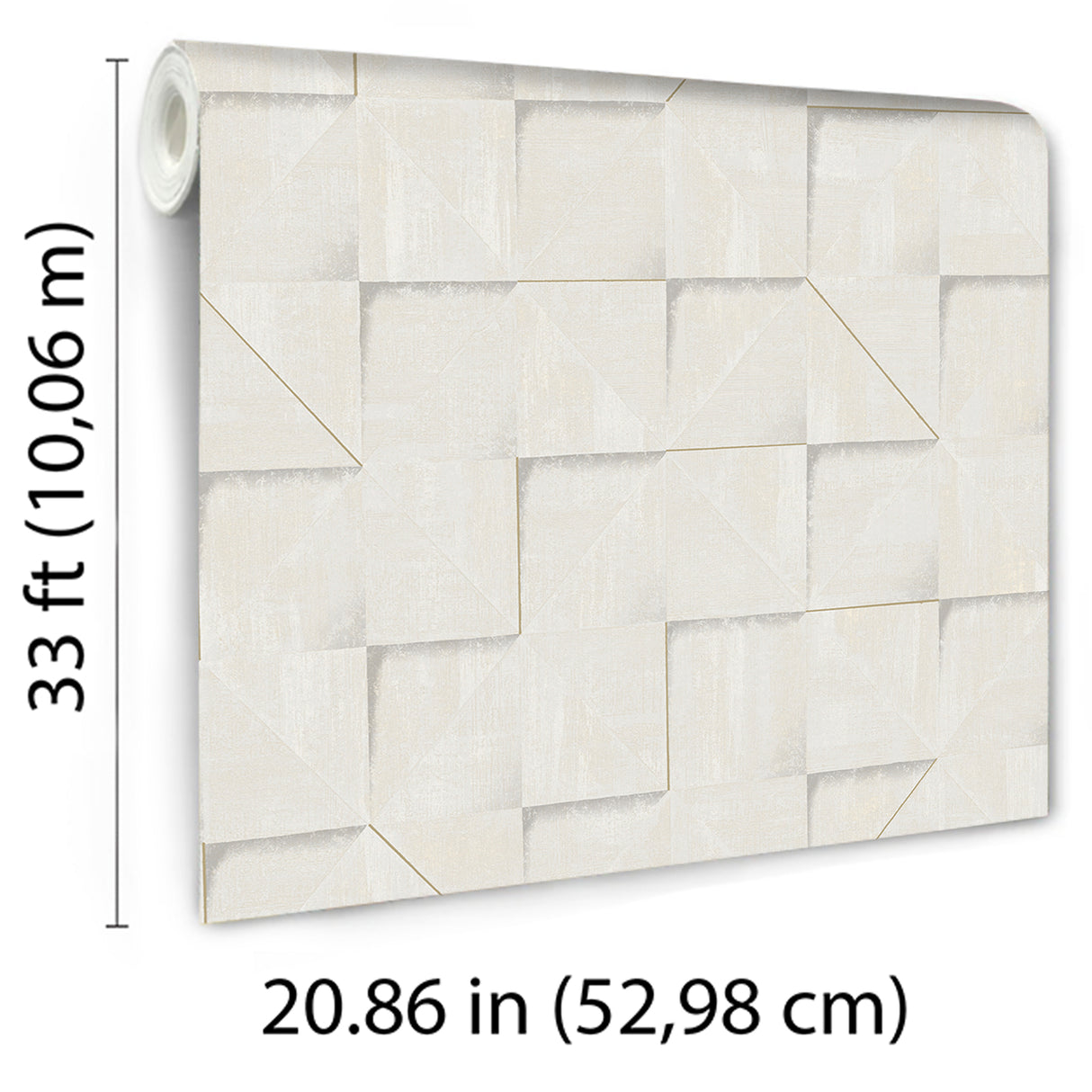 Prism Grid White by Veer Decor Abstract Textured Wallpaper – 8252-AG1