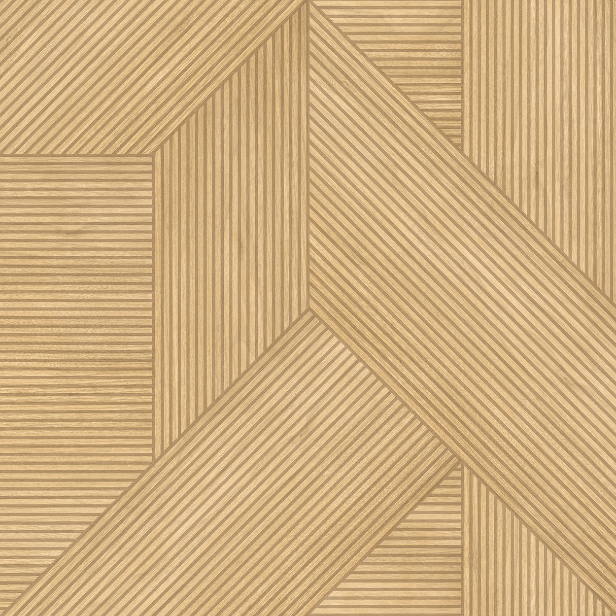 Sculpted Chevron Wood Panels Tan geometric faux wood textured wallpaper roll