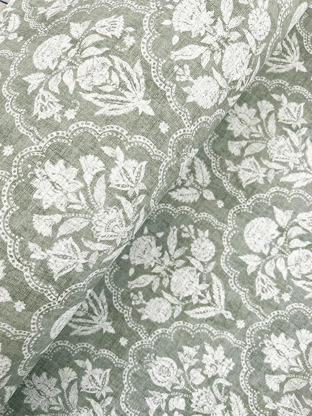 Frances Moss Fishscale by Erin Gates Botanical Wallpaper – A-Street Prints AST6353