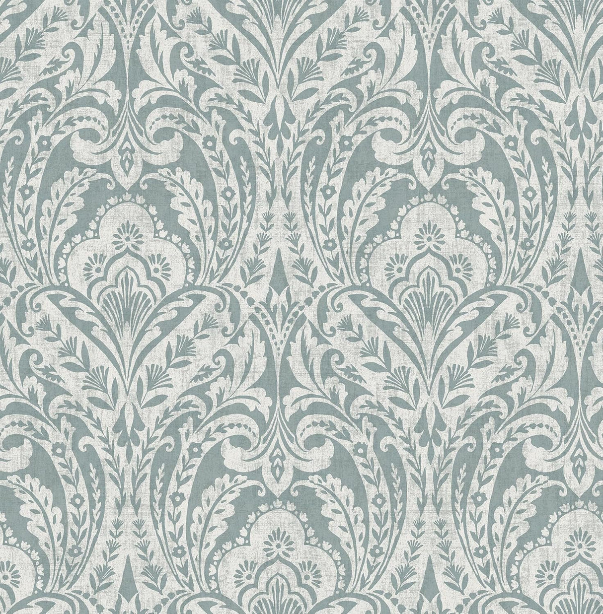 Berkshire Denim Damask Wallpaper by A-Street Prints, pattern detail 4147-27380