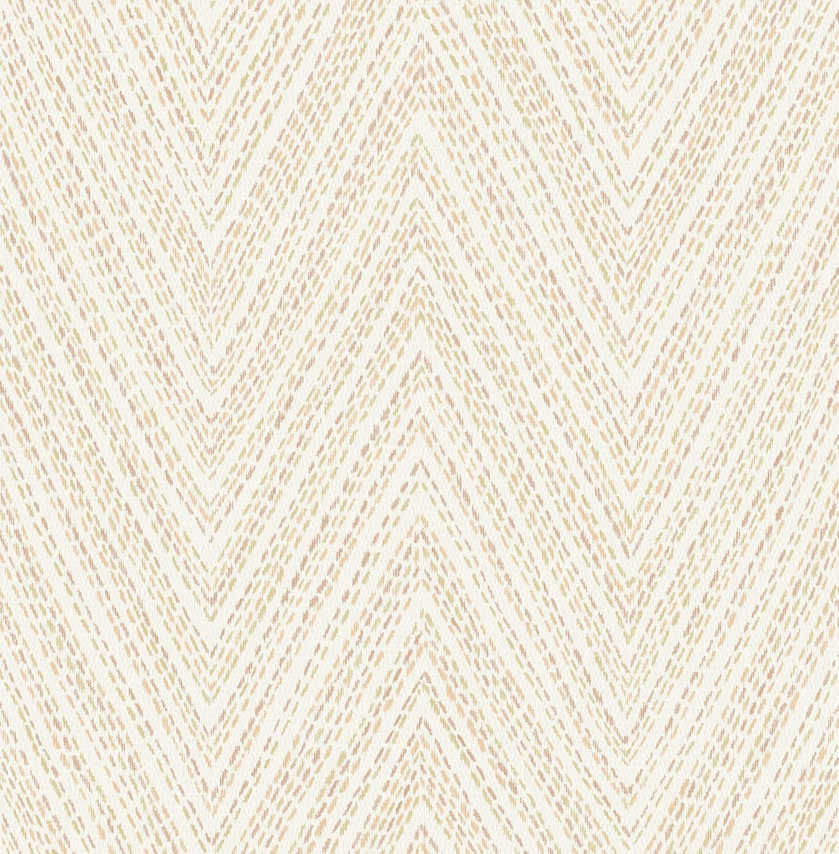 Lainey Apricot Stitched Chevron Wallpaper by A-Street Prints