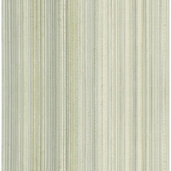 Elan Sea Green Ombre Stripe Wallpaper roll, 20.5 in x 33 ft