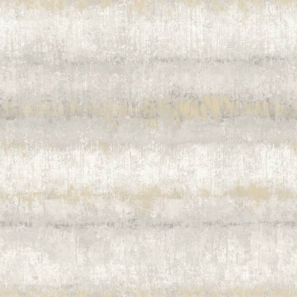 A-Street Prints Morningtide Grey Textured Stripe Wallpaper roll, 20.5 in x 33 ft