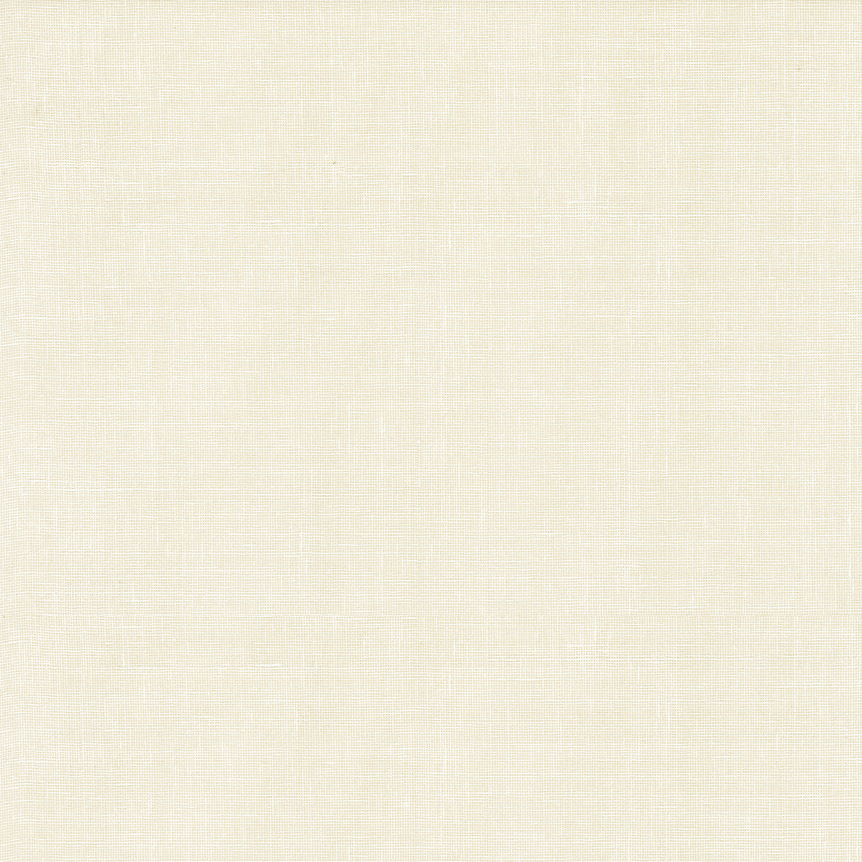 Woven Linen Cloud Wallpaper by Antonina Vella - AB1801 - Warm White Linen Yarn Basketweave Non Woven Sidewall