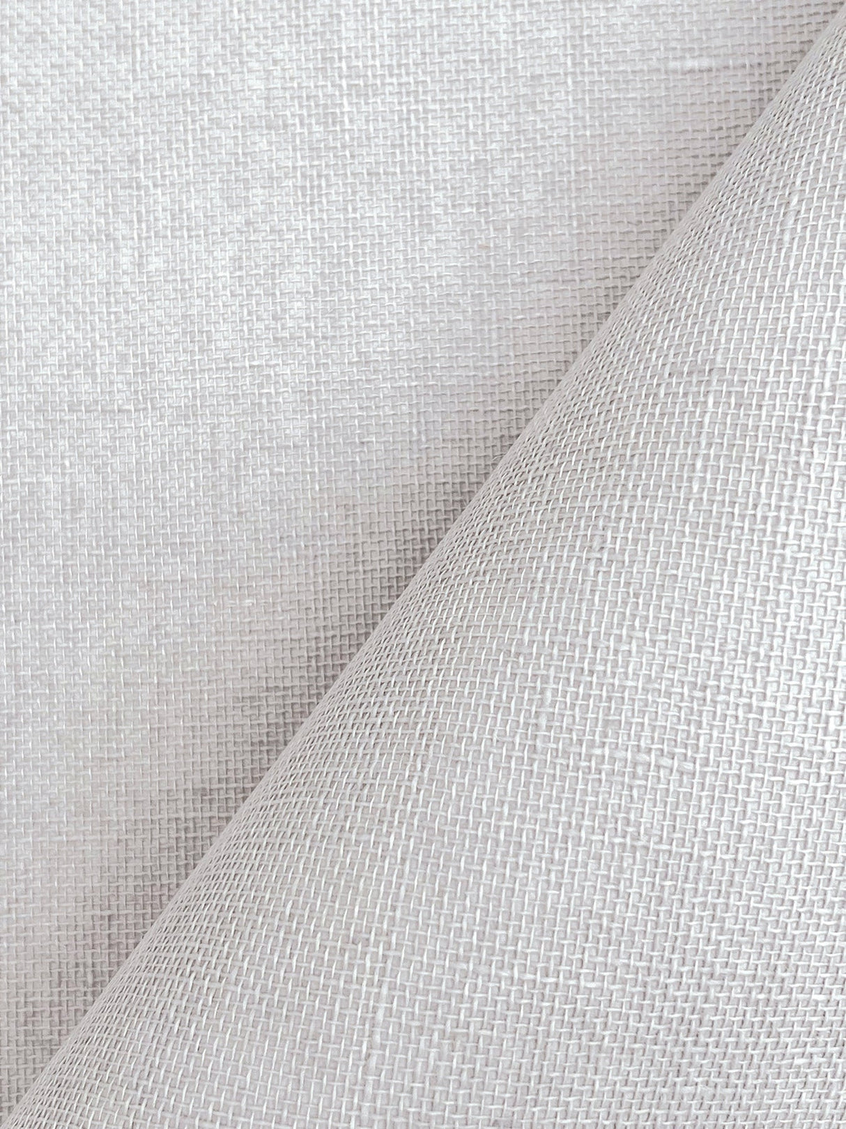 Woven Linen Grey by Antonina Vella Textured Linen Yarn Wallpaper – York Designer Series AB1802