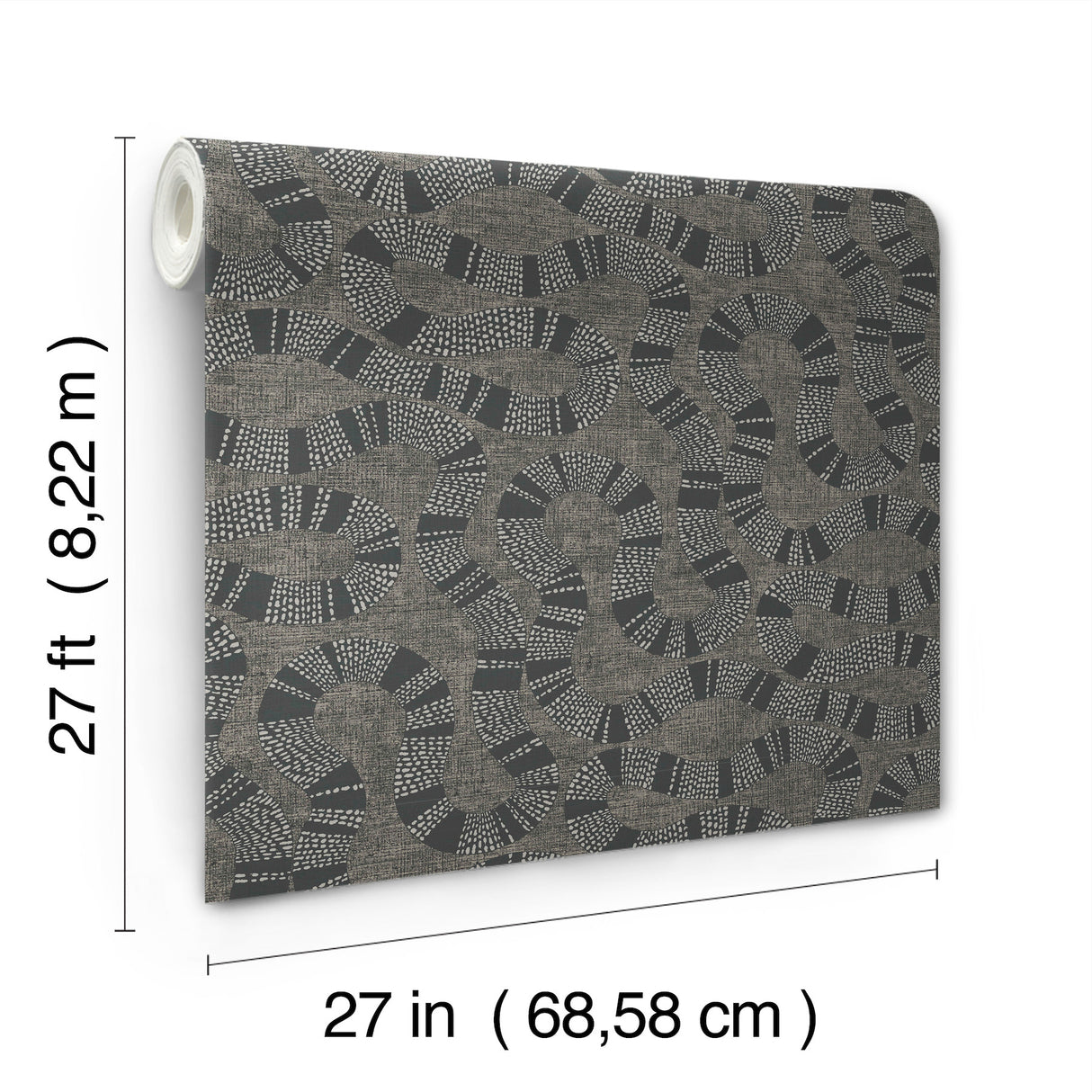 Ophidia Black by Antonina Vella Wallpaper – York Designer Series AB3004