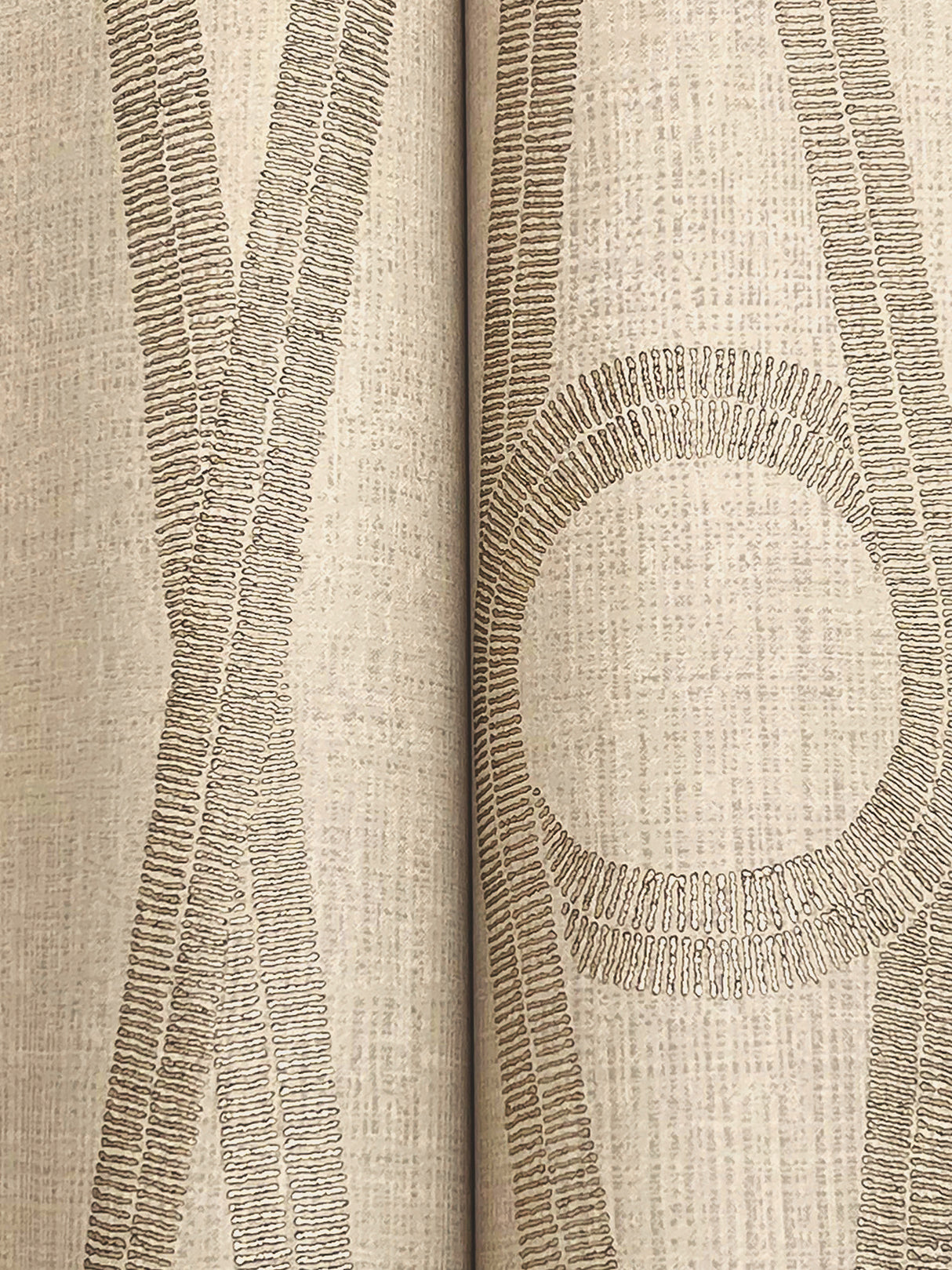 Henlein Gold by Antonina Vella Ogee Raised Foil Wallpaper – York Designer Series AB3012