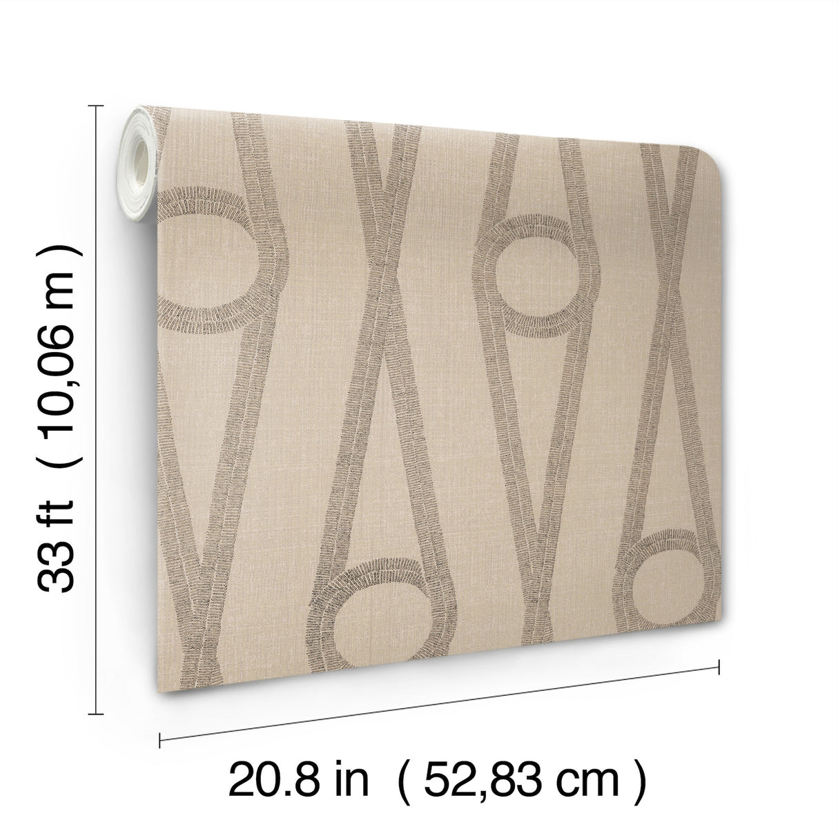 Henlein Gold by Antonina Vella Ogee Raised Foil Wallpaper – York Designer Series AB3012