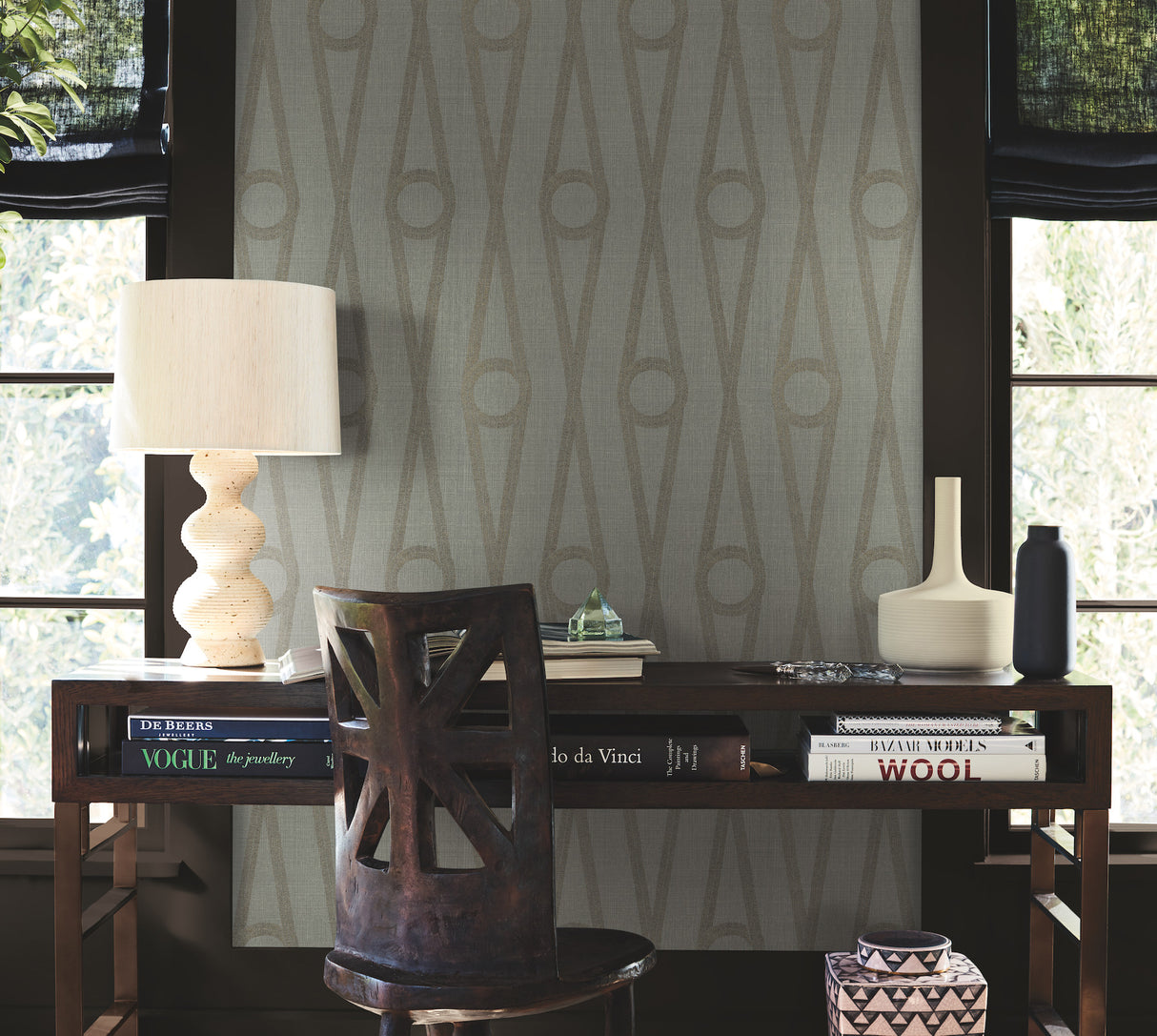 Henlein Grey by Antonina Vella Wallpaper – York Designer Series AB3013