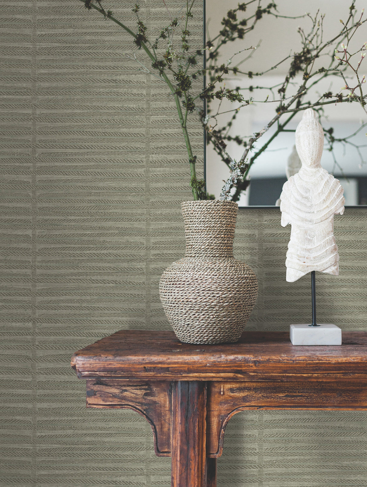 Iringa Sage by Antonina Vella Botanical Wallpaper- York Designer Series AB3051