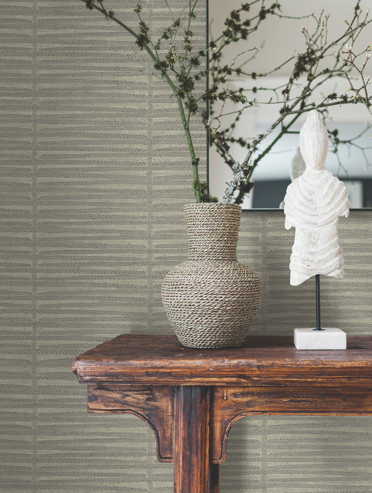 Iringa Putty by Antonina Vella Wallpaper – York Designer Series AB3052