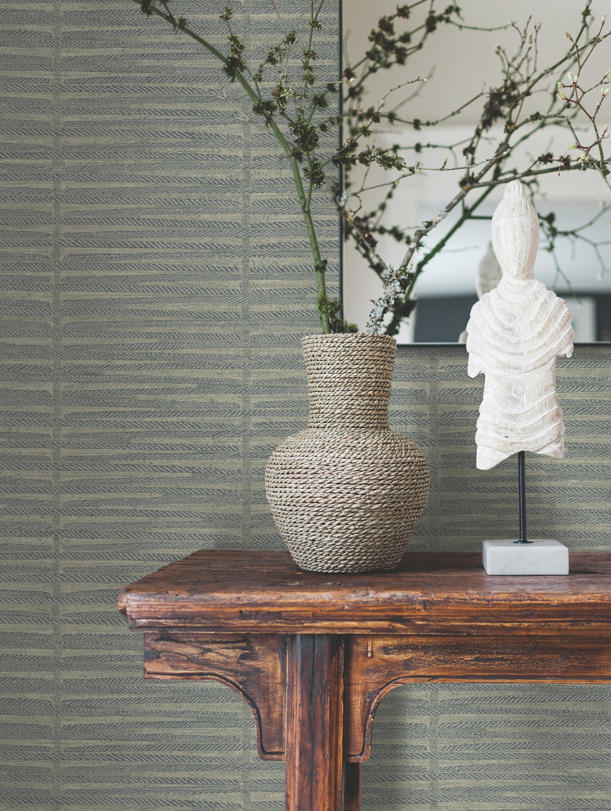 Iringa Indigo by Antonina Vella Botanical Wallpaper – York Designer Series AB3054