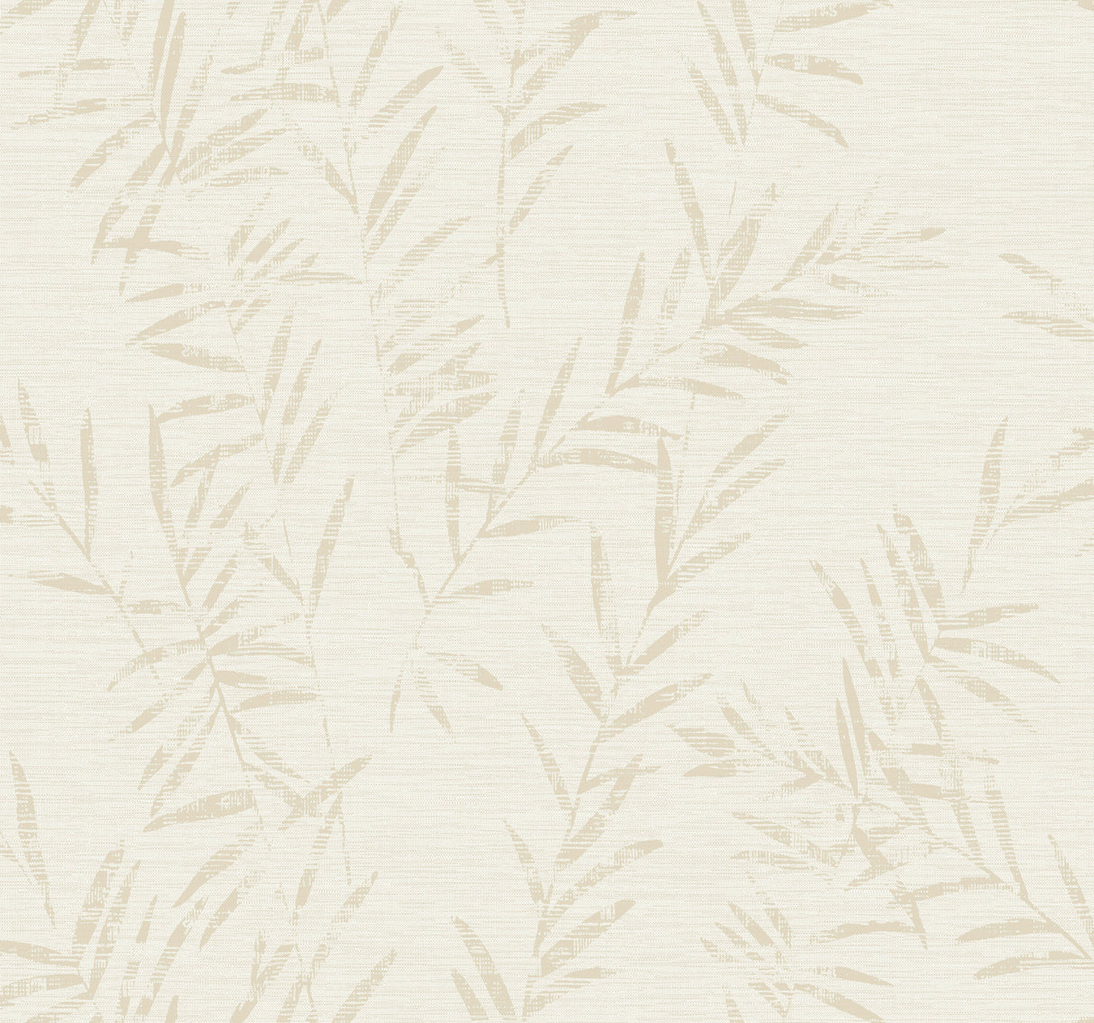 Allerton Bamboo Alabaster by Antonina Vella Botanical Unpasted Non Woven Wallpaper, 27 in x 27 ft - York Designer Series AB3065-Sample