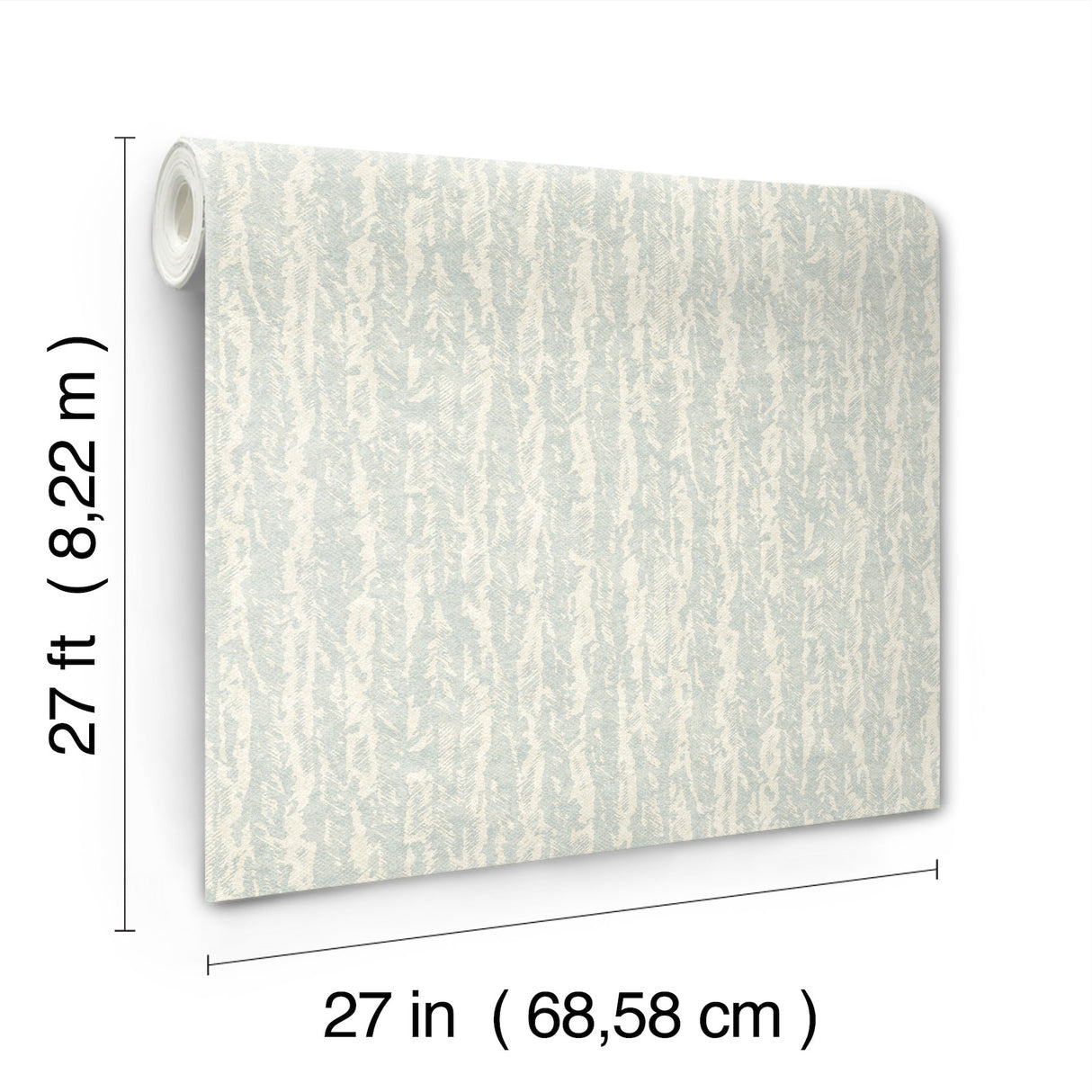 Juju Sky Blue by Antonina Vella Textured Striped Wallpaper – York Designer Series AB3072