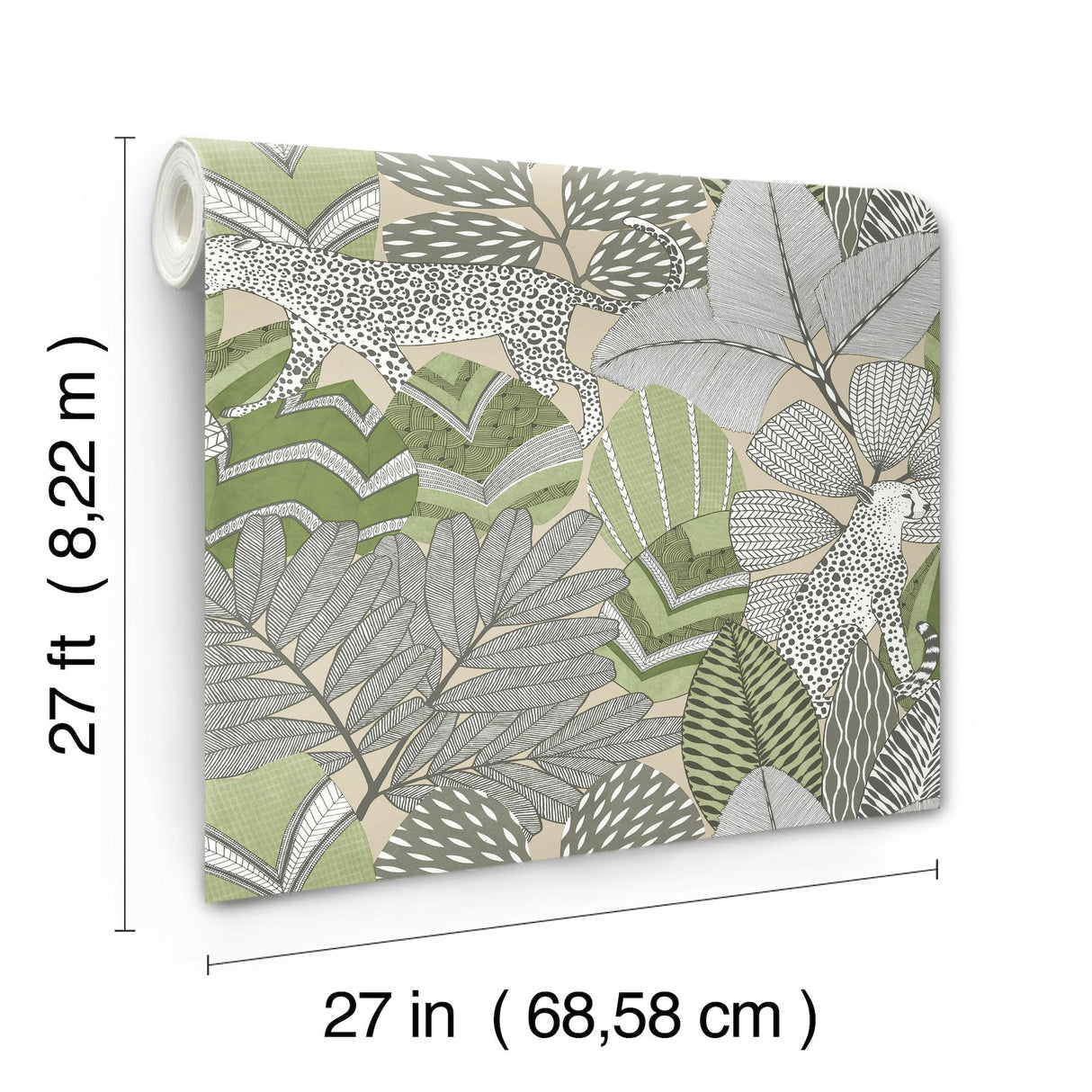 Namiri Green by Antonina Vella Wallpaper – York Designer Series AB3114