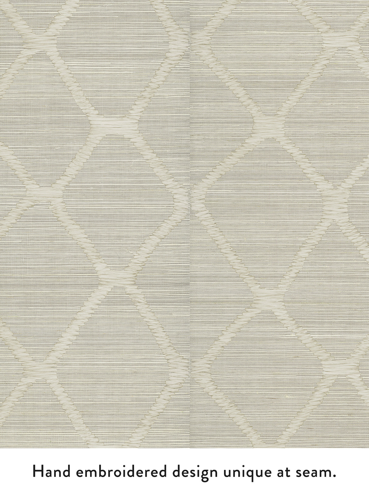 Tonga Putty by Antonina Vella Trellis & Lattice Grasscloth Wallpaper – AB3122