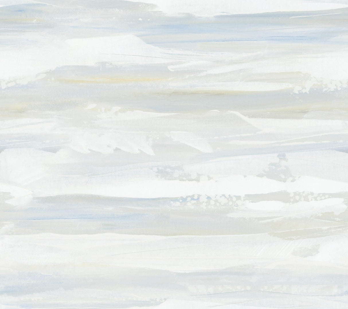 On The Horizon Blue & Yellow Textured Stripes Wallpaper - York AG2010