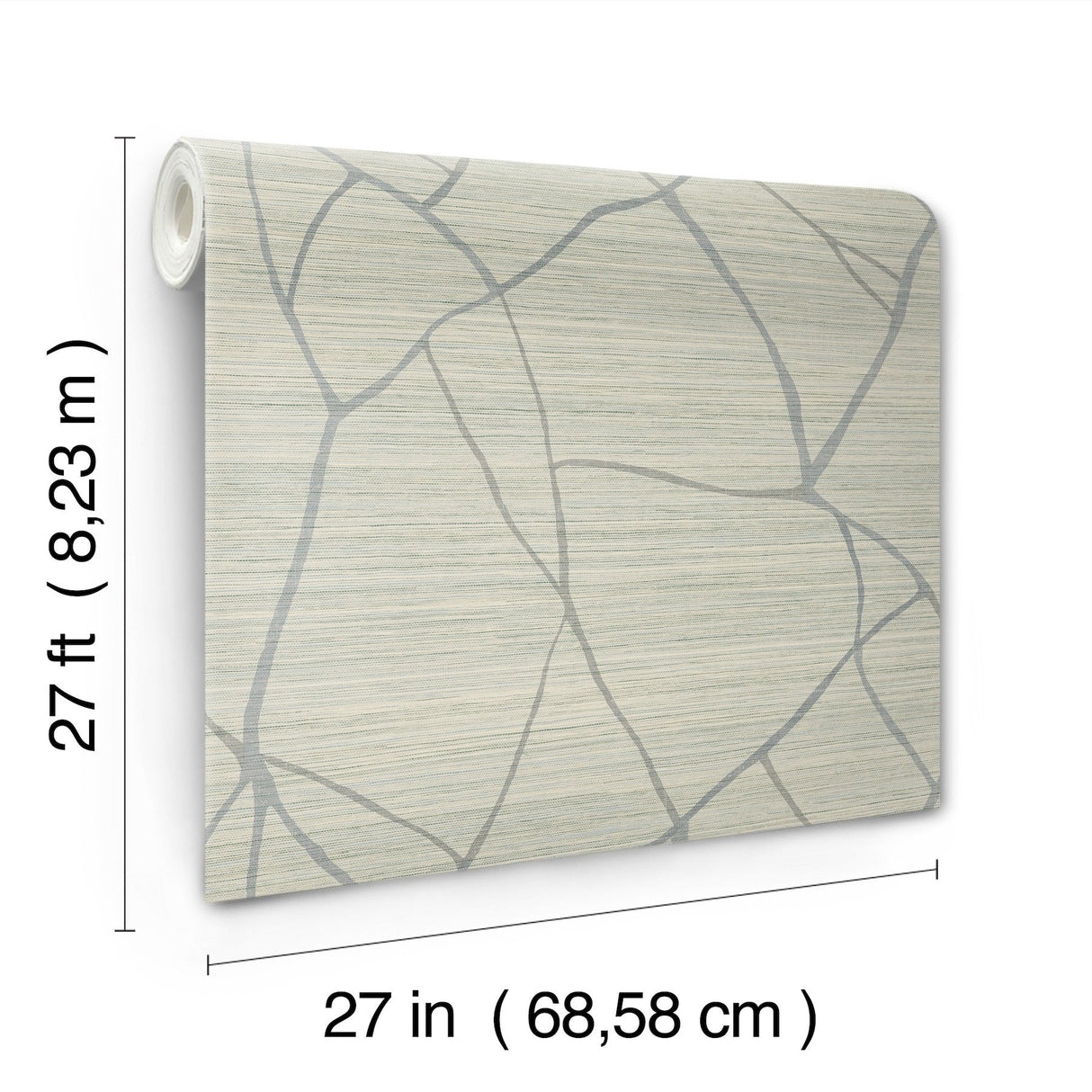 Raska Jade Faux Grasscloth Modern Wallpaper - York AG2084
