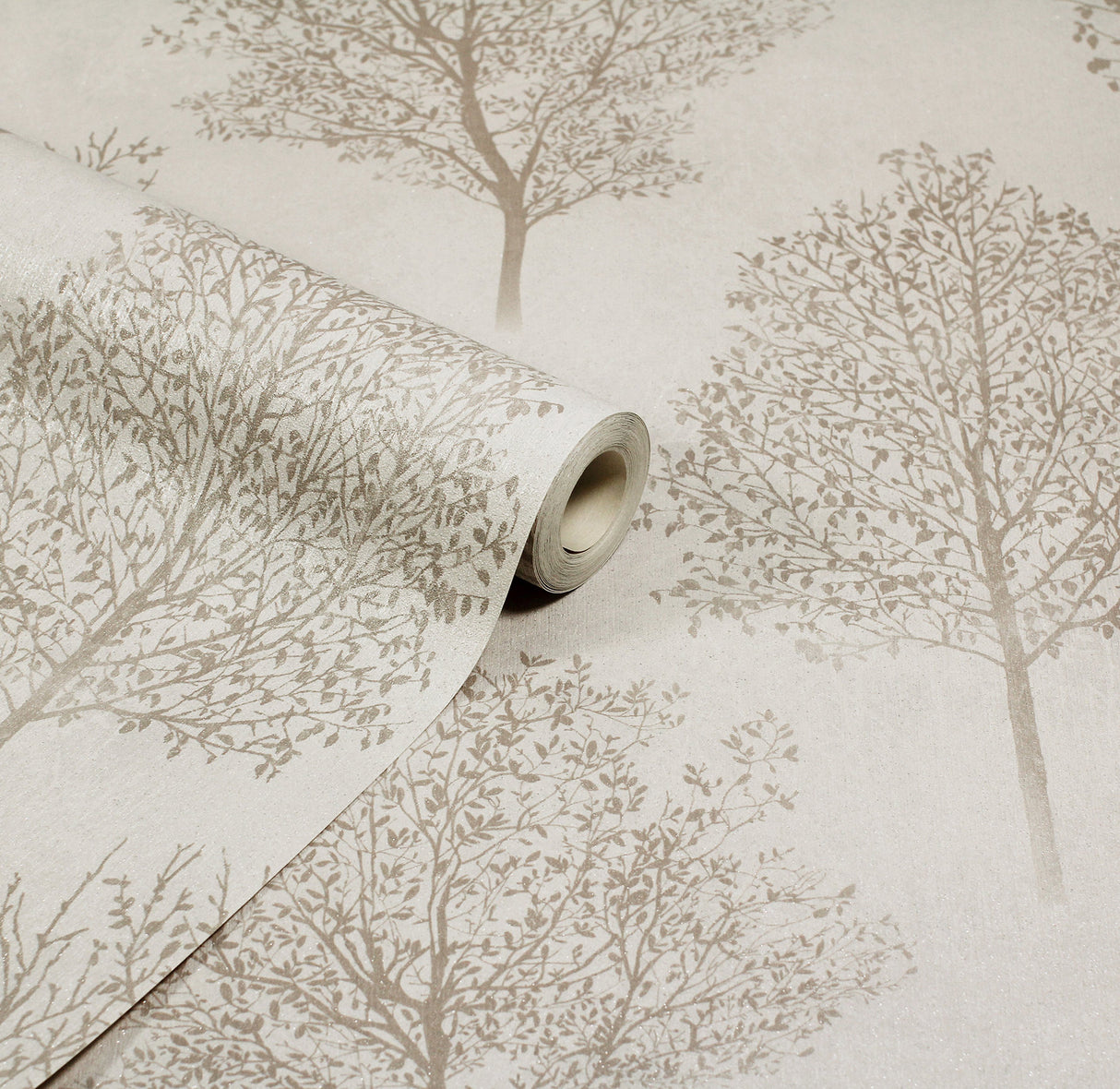 Agatha Beige by Arthouse Trees Wallpaper – Brewster Home Fashions AH256702
