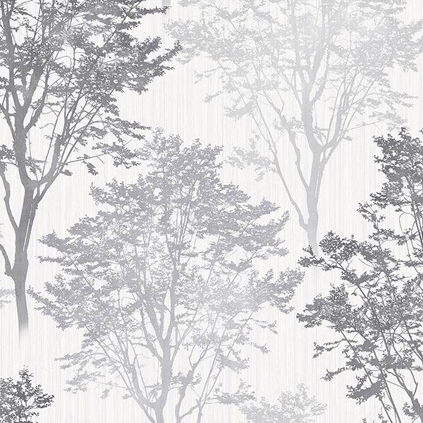 Edwin Grey Wildwood Wallpaper by Arthouse