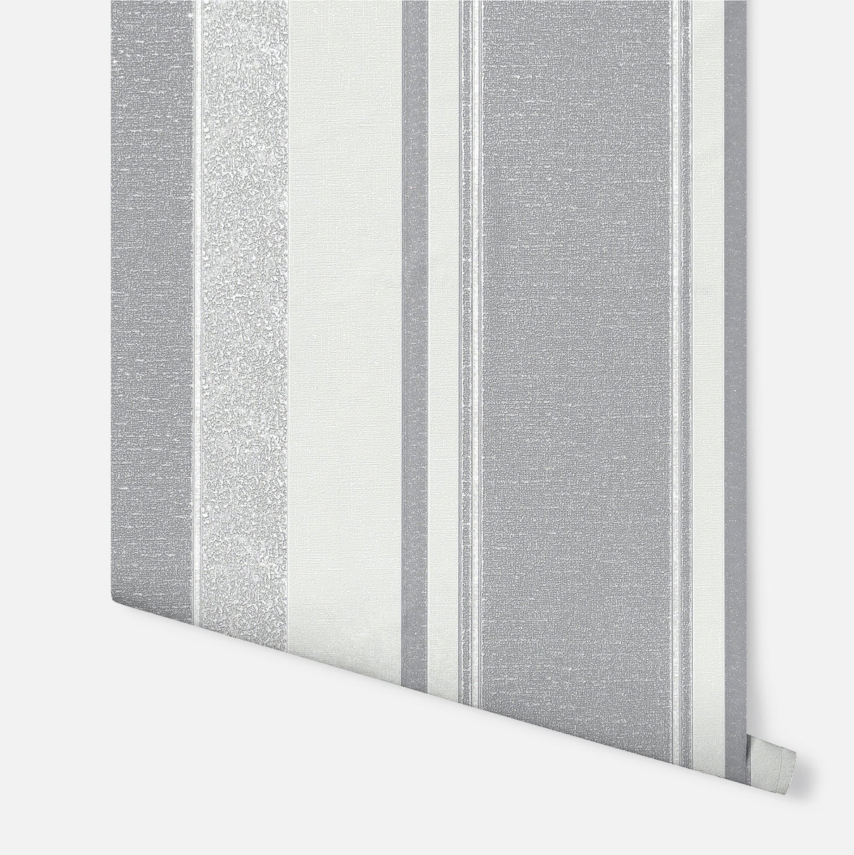 Palazzo Silver by Arthouse Stripe Wallpaper- Brewster Home Fashions AH290505
