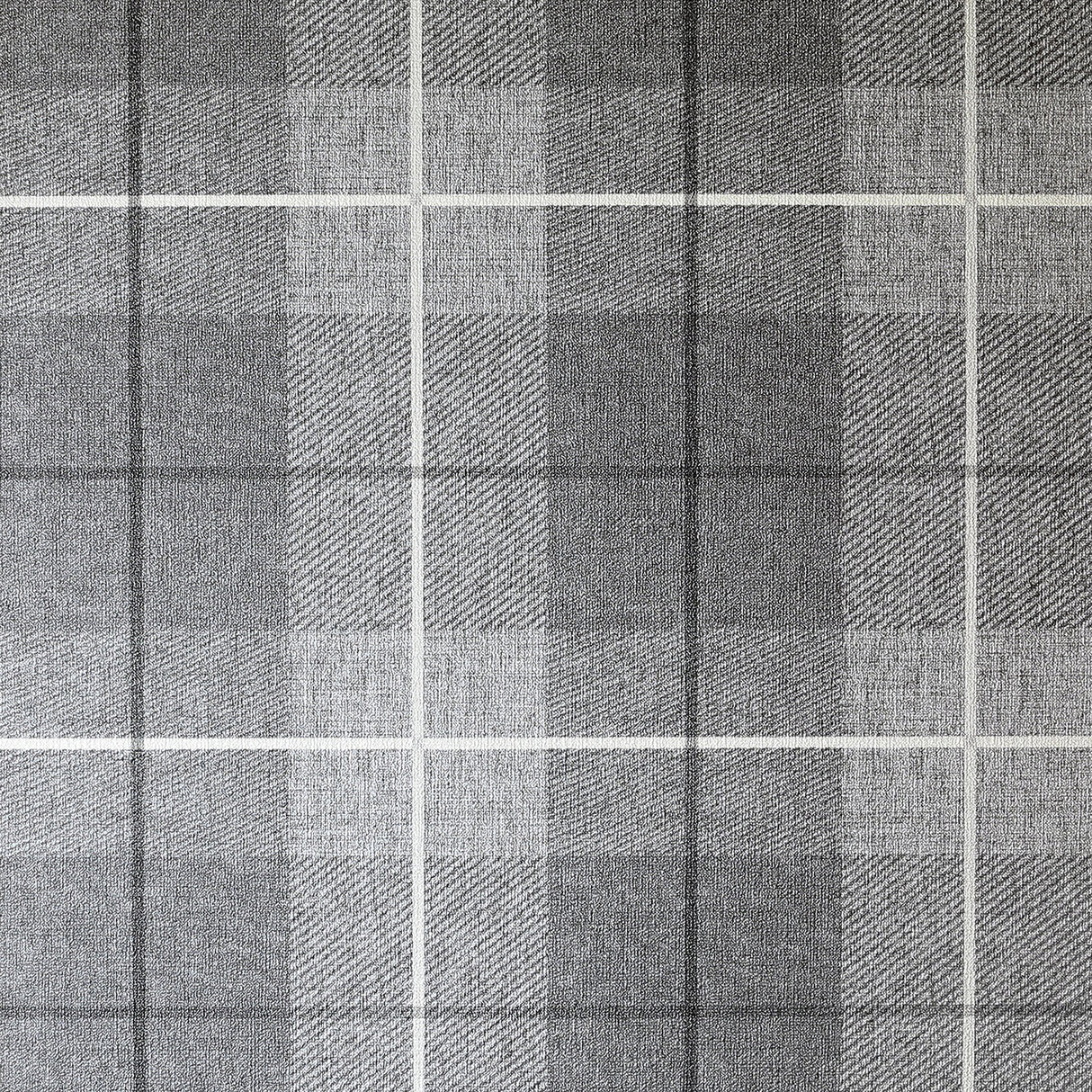 Hector Charcoal Plaid Wallpaper by Arthouse – Brewster Home Fashions AH294900