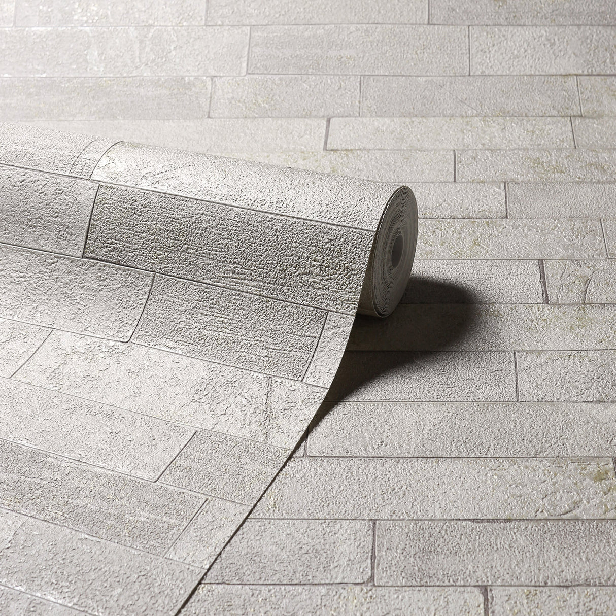 Mortimer Taupe by Arthouse Brick Wallpaper- Brewster Home Fashions AH295201