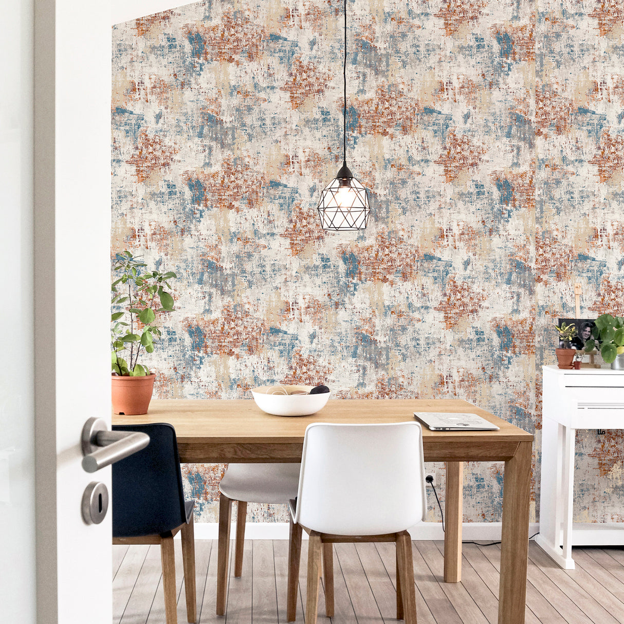 Sergio Rust by Arthouse Abstract Texture Wallpaper – Brewster Home Fashions AH297406