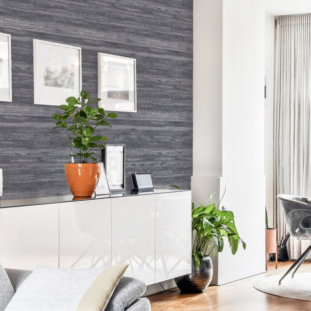 Philomena Pewter by Arthouse Striated Wallpaper – Brewster Home Fashions AH297702