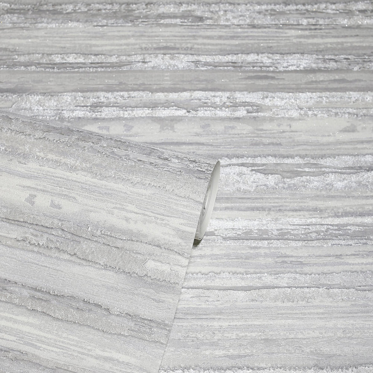 Philomena Silver by Arthouse Striated Wallpaper- Brewster AH297703