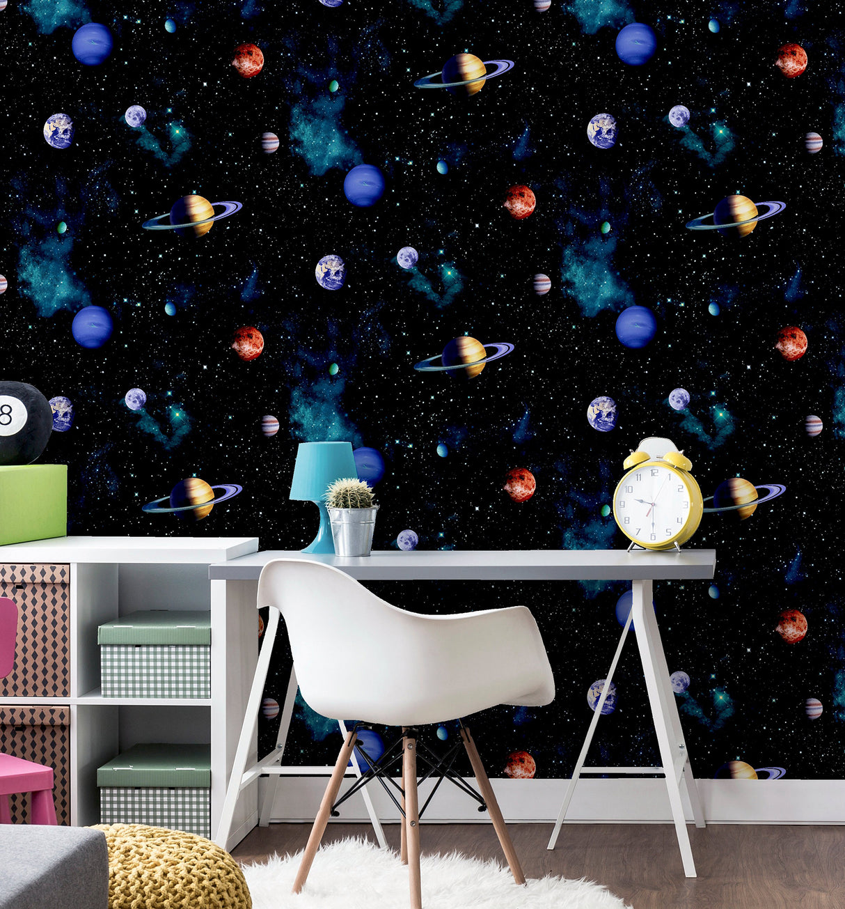 Albert Black by Arthouse Cosmos Wallpaper – Brewster Home Fashions AH668100