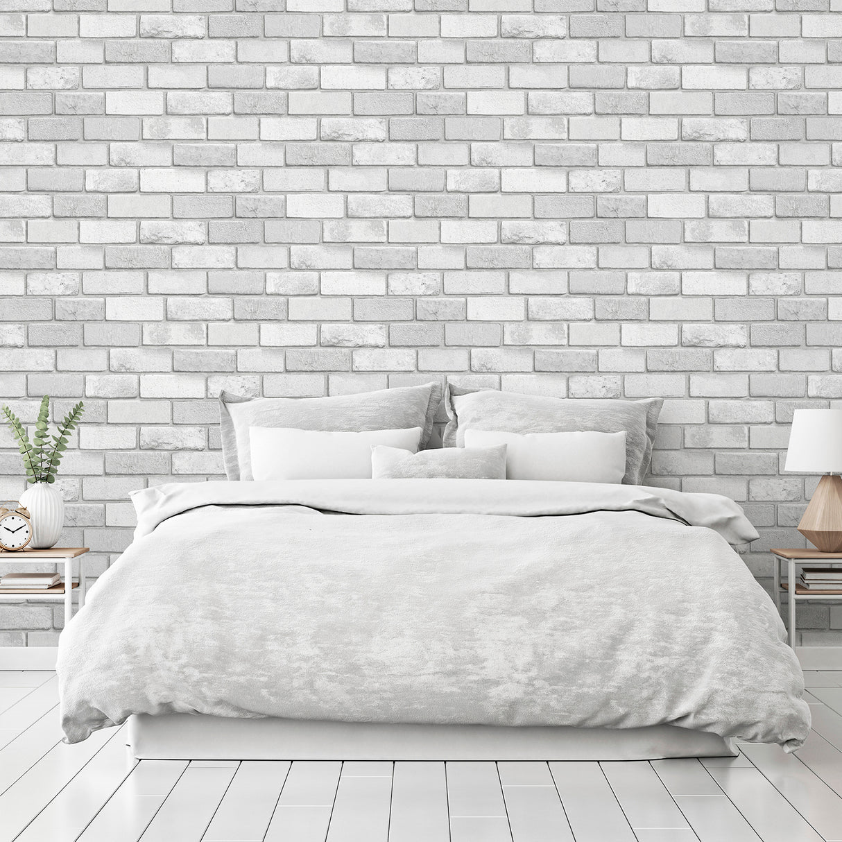 Truman Dove by Arthouse Brick Wallpaper – Brewster Home Fashions AH669401