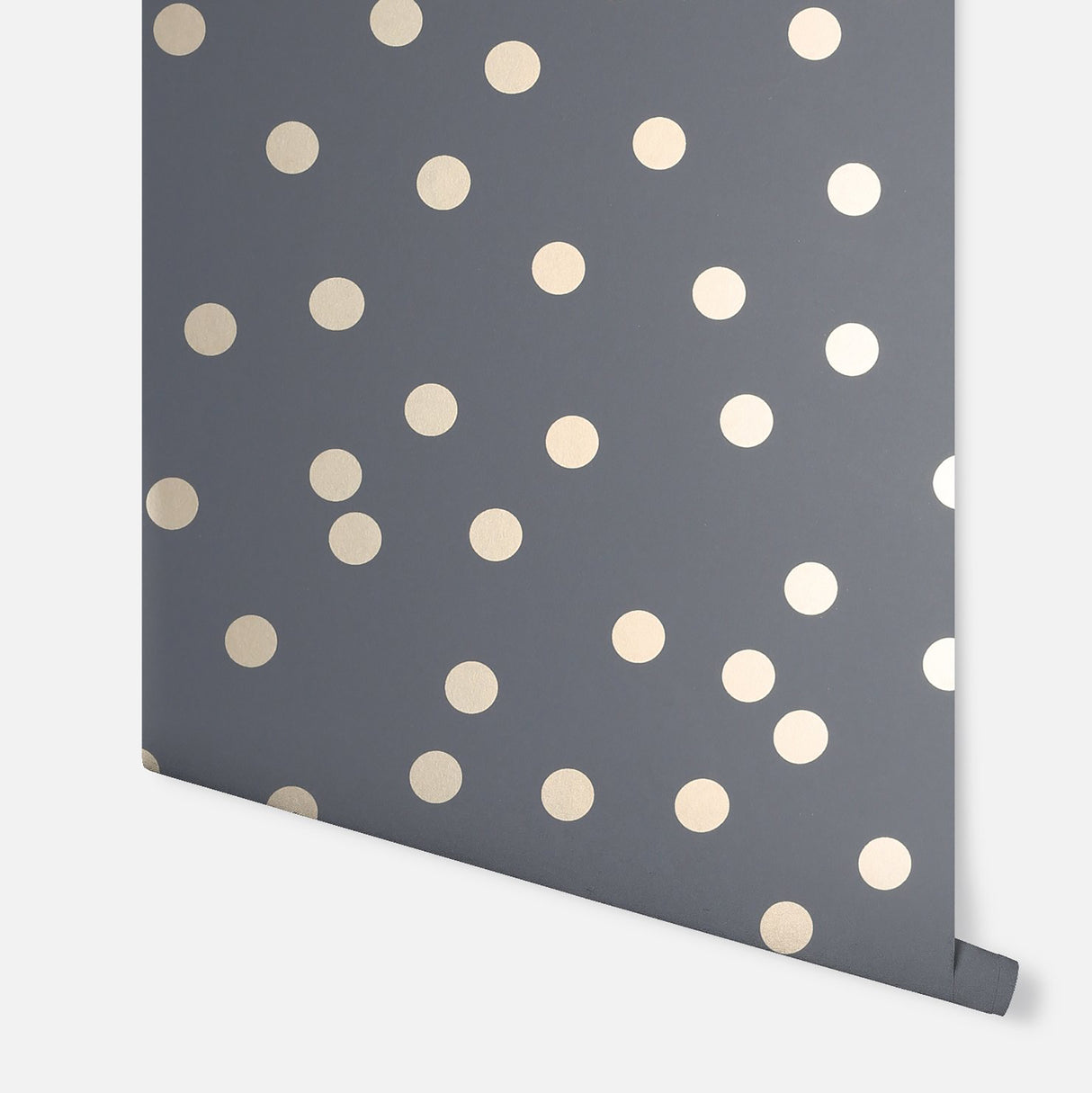 Priscella Charcoal by Arthouse Polka Dot Wallpaper – Brewster Home Fashions AH685001