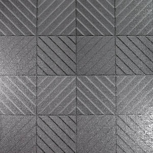Randall Dark Grey Geometric Wallpaper – Arthouse AH692809 by Brewster