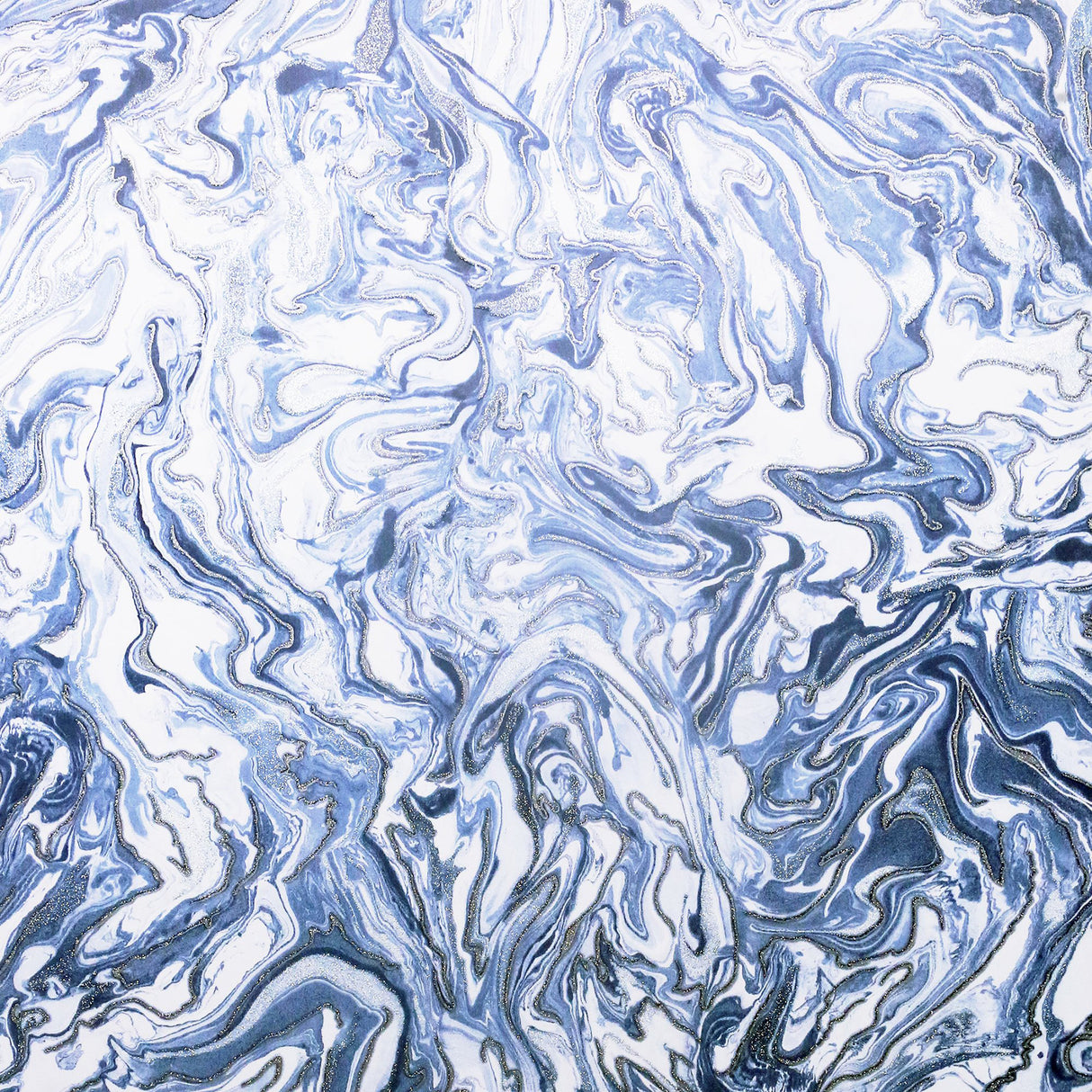 Osgood Navy Marbled Wallpaper by Arthouse – close-up of blue marble effect