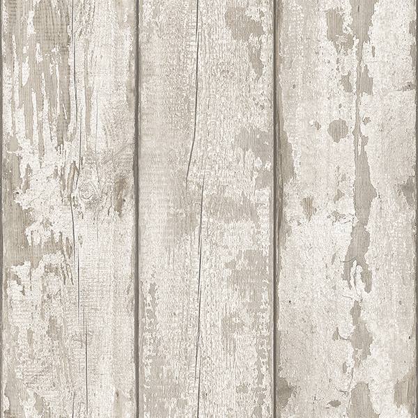 Ambrose Cream Wood Plank Wallpaper by Arthouse