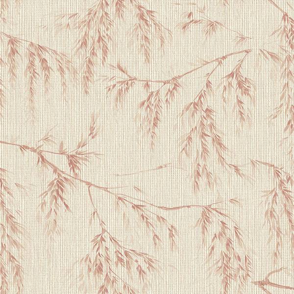 Eugenia Rust Willow Wallpaper sample