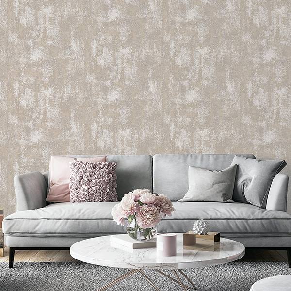 Lloyd Blush by Arthouse Stone Texture Wallpaper – Brewster Home Fashions AH902107