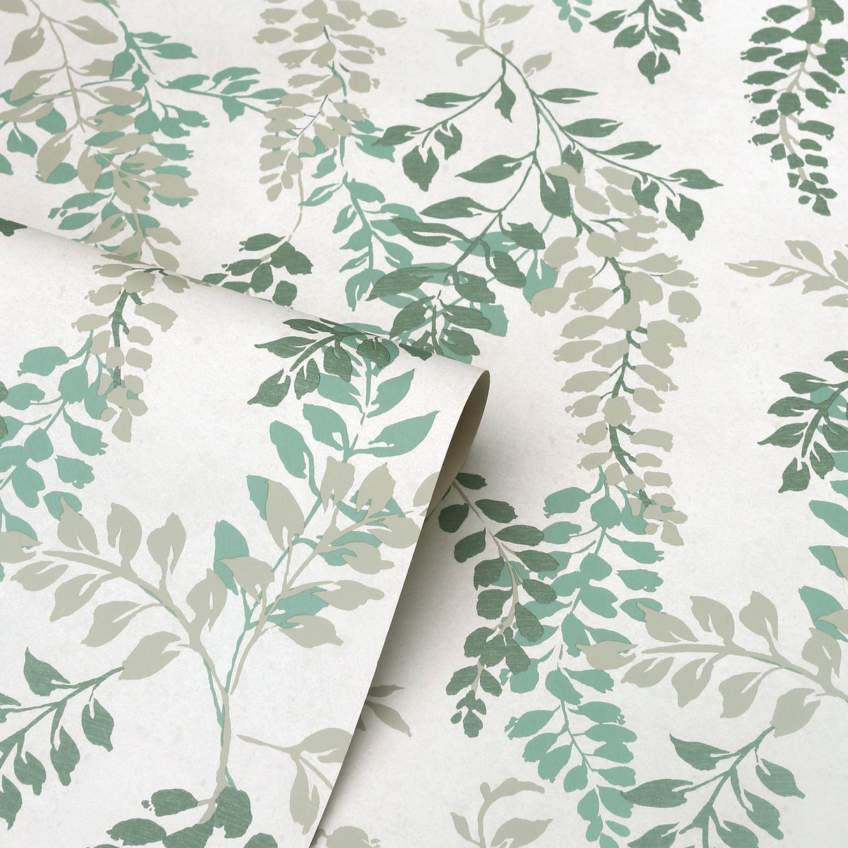 Manami Green Wisteria by Arthouse Botanical Wallpaper – Brewster Home Fashions AH907005