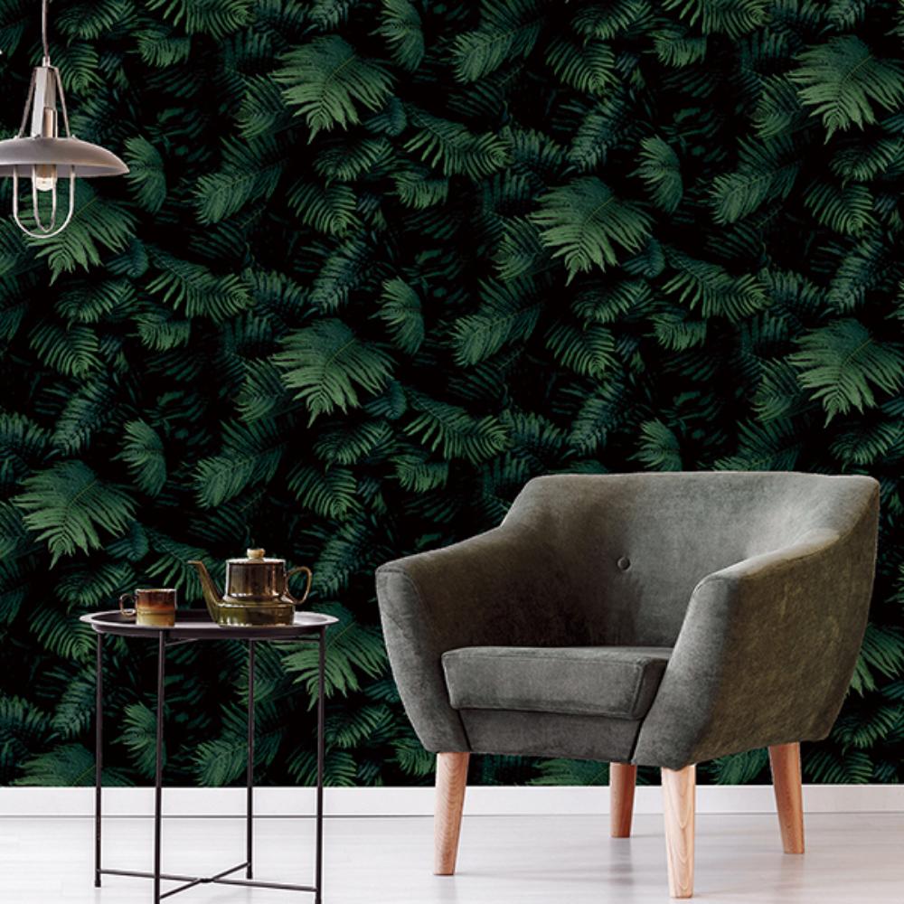 Winona Green by Arthouse Ferns Wallpaper – Brewster Home Fashions AH907601
