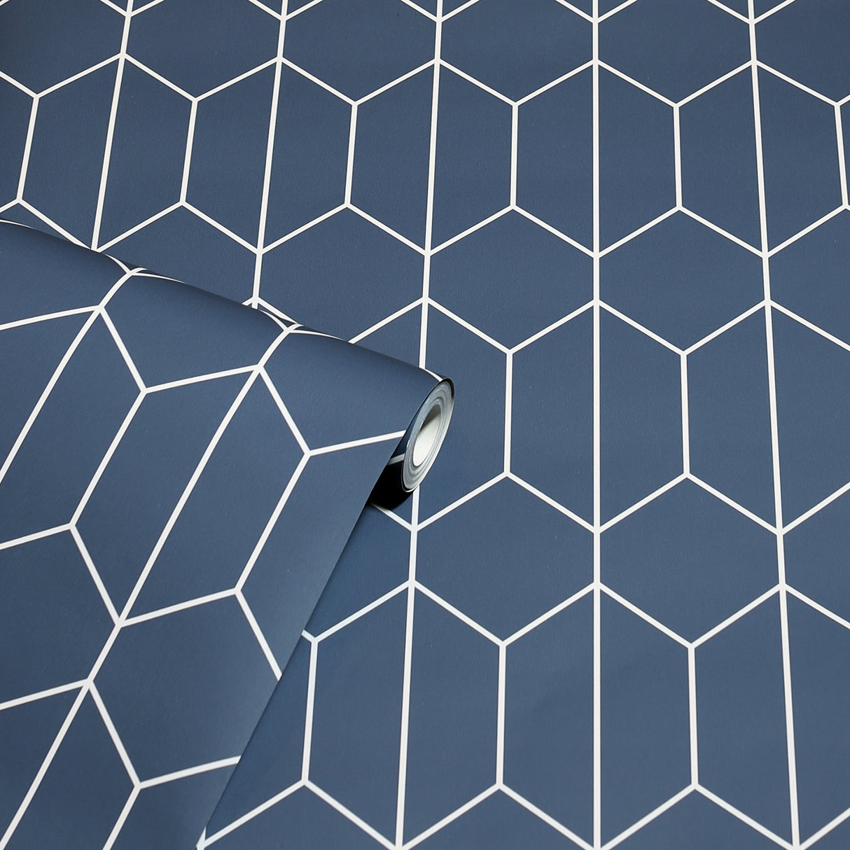 Orson Navy Trellis by Arthouse Geometric Wallpaper – Brewster Home Fashions AH909702