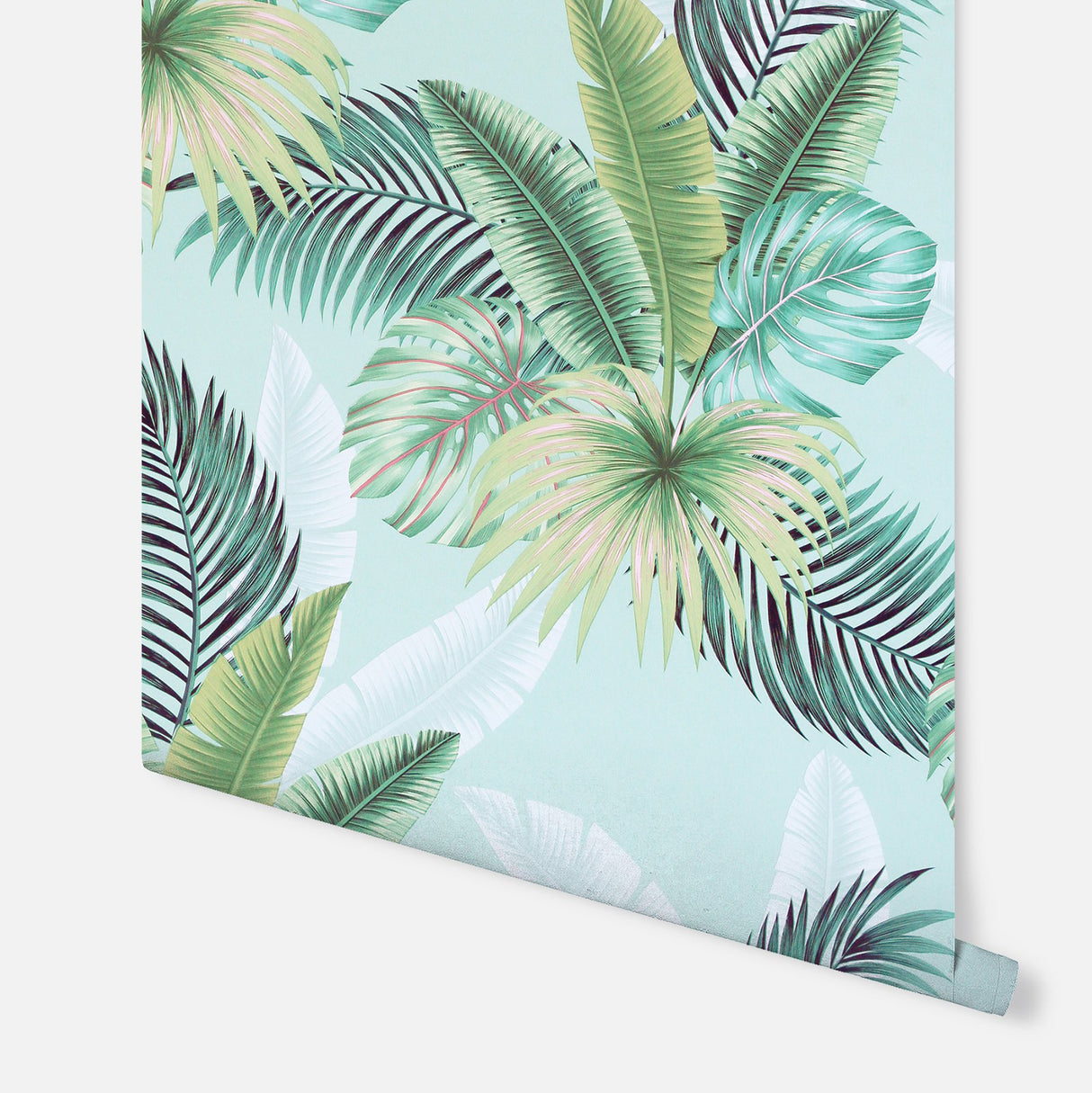 Miami Mint by Arthouse Palms Wallpaper – Brewster Home Fashions AH921406