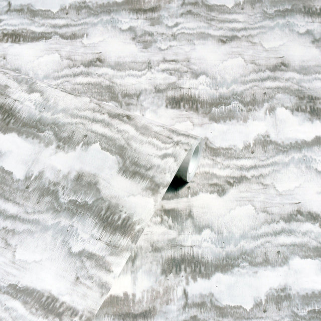 Irene Grey by Arthouse Painted Canvas Wallpaper – Brewster Home Fashions AH921605