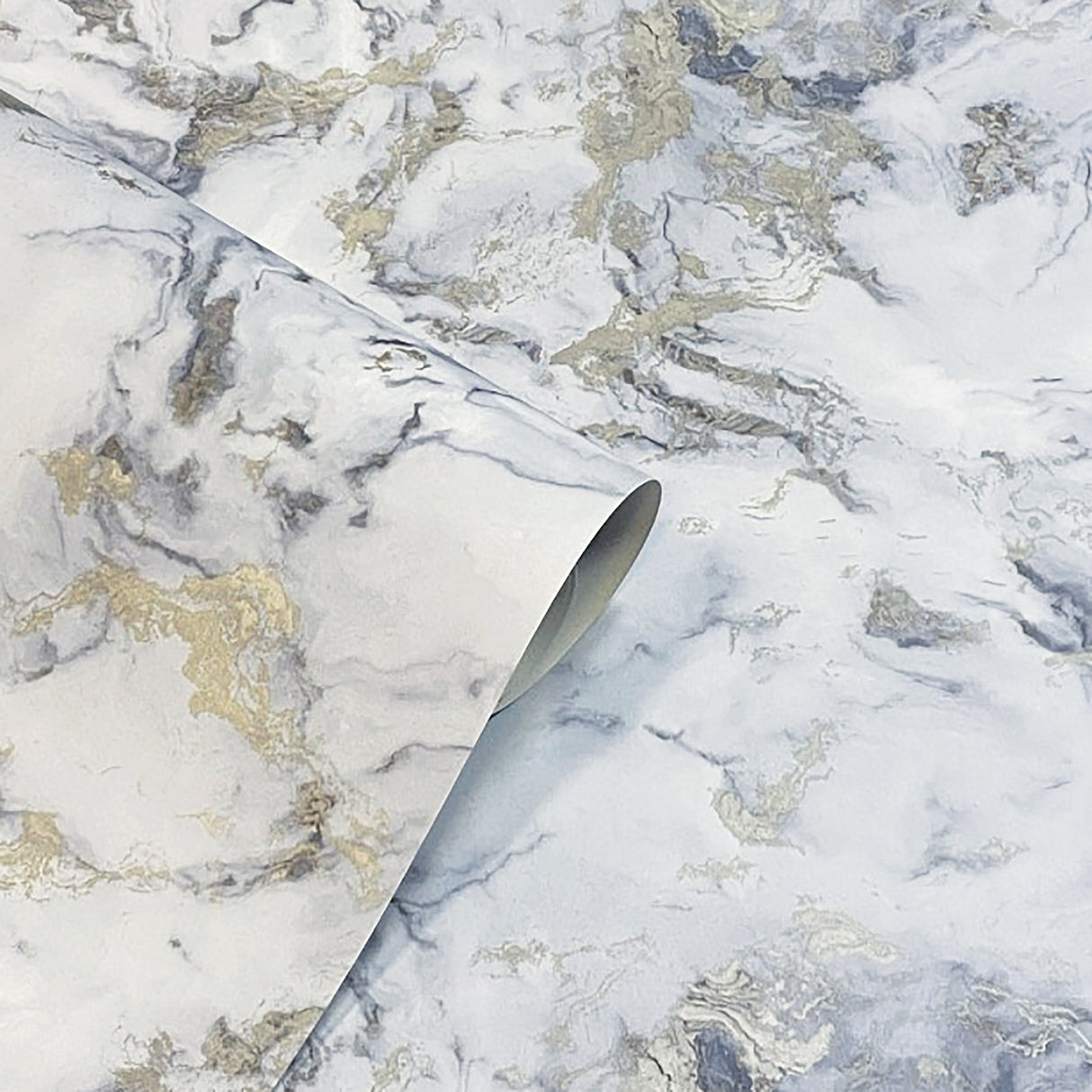 Merrick Grey Marble by Arthouse Faux Stone Wallpaper – Brewster Home Fashions AH923001