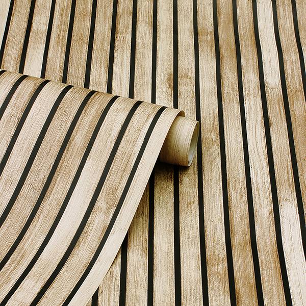 Herman Light Brown by Arthouse Wood Wallpaper – Brewster AH923800
